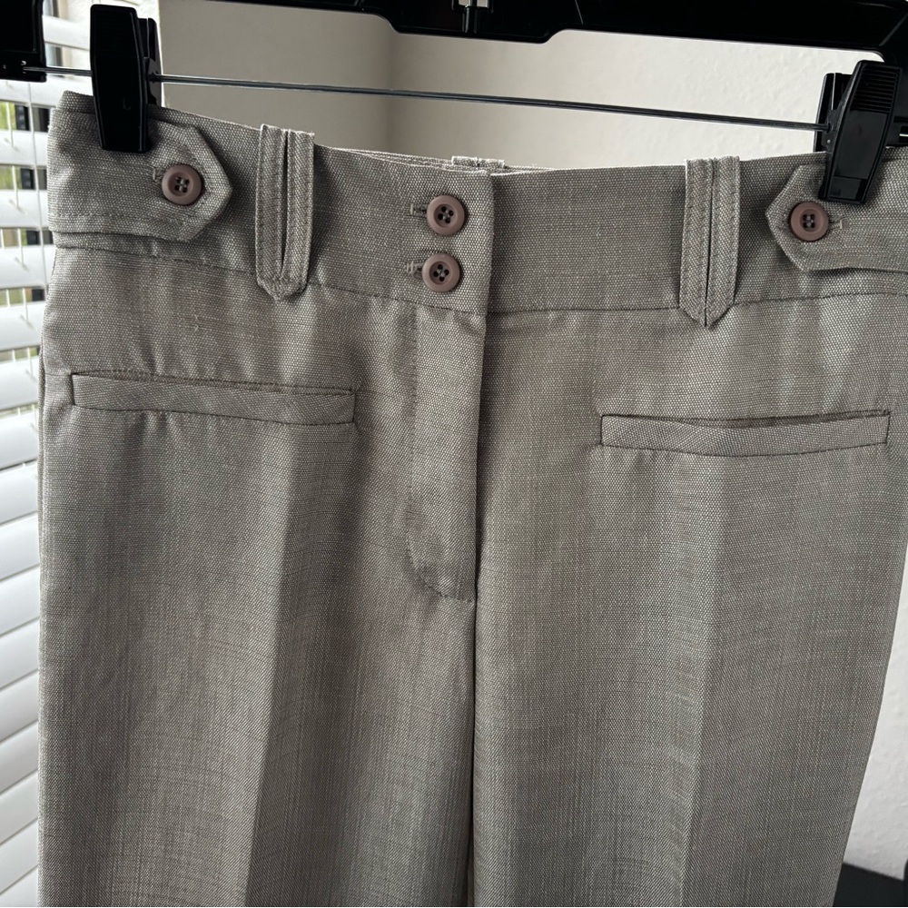 Twelfth Street by Cynthia Vincent Neutral Taupe Trousers